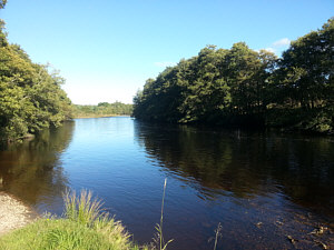 Butcher's Burn Pool of the River Spey at Aviemore