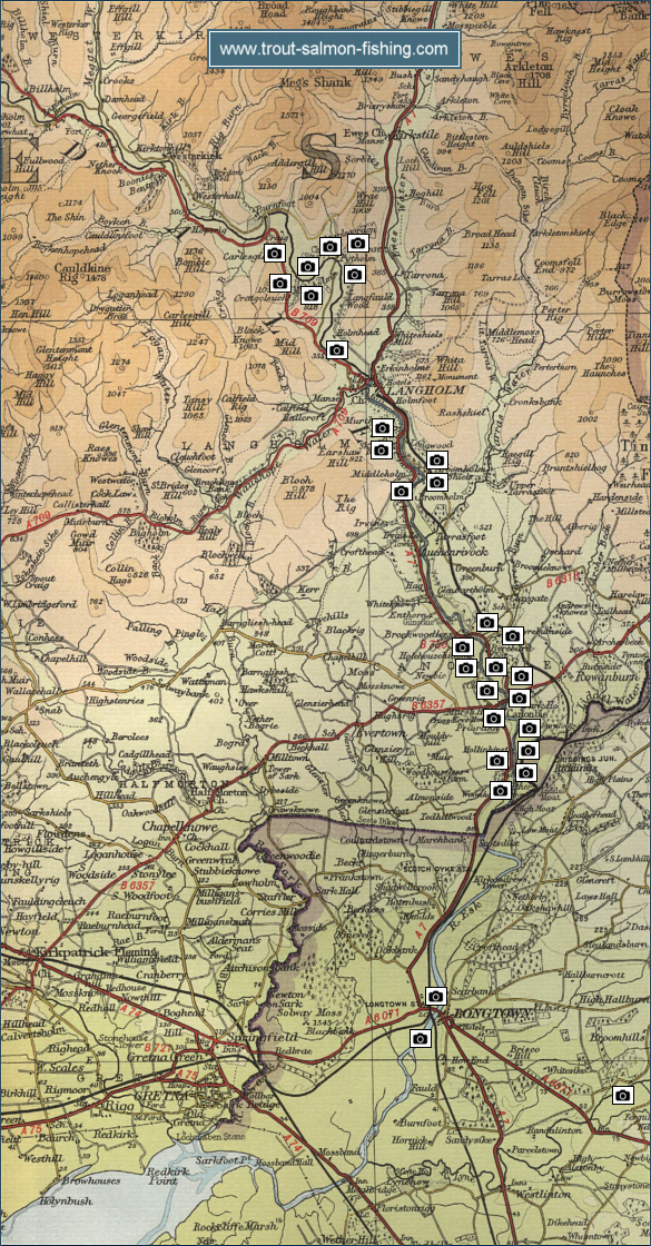 Photographic map of the Border Esk