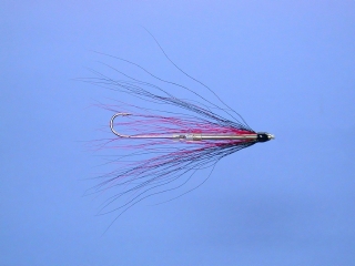 Black  and red Tingler with single hook
