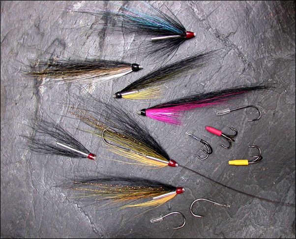 A selection of Needle Tube Flies