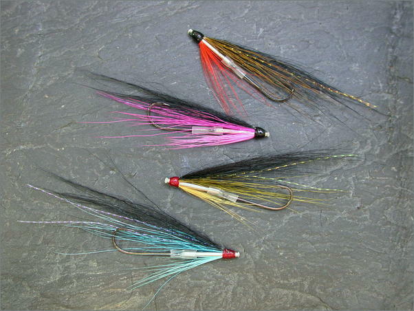 Skinny Minny Tube Flies with Single Hooks